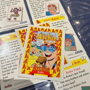 Archie Comic Trading Cards SkyBox 1992 - EXCELLENT CONDITION.